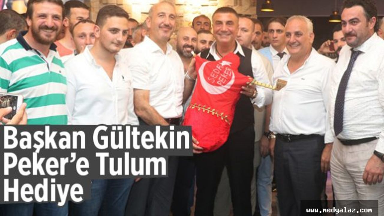 Hayırsever ünlü iş adamı Sedat Peker Rize’de
