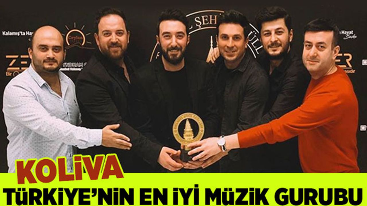Rize’nin Efsane Grubu Koliva, Türkiye'nin En İyi Müzik Grubu Seçildi