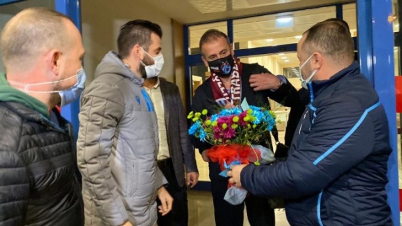 Trabzonspor'un yeni teknik direktörü Abdullah Avcı, Trabzon'a geldi