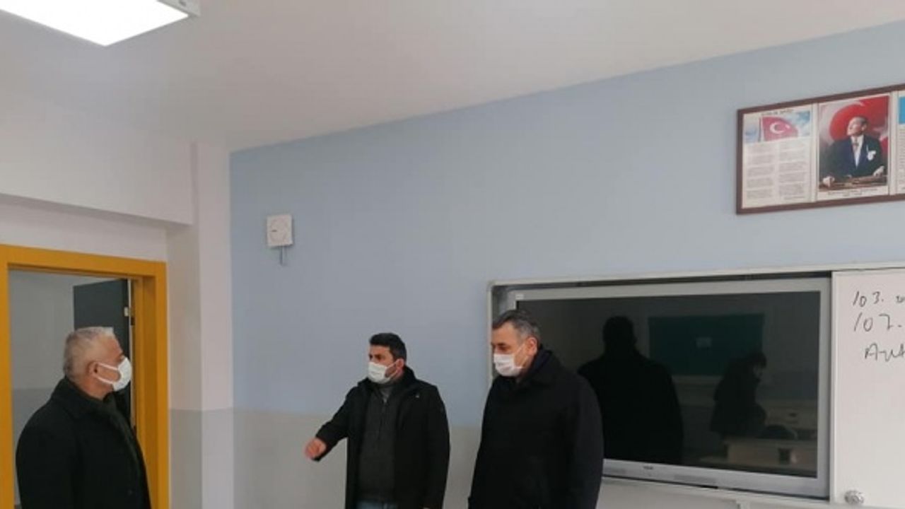 AK Parti Amasya Milletvekili Çilez yapımı tamamlanan okul binasını inceledi