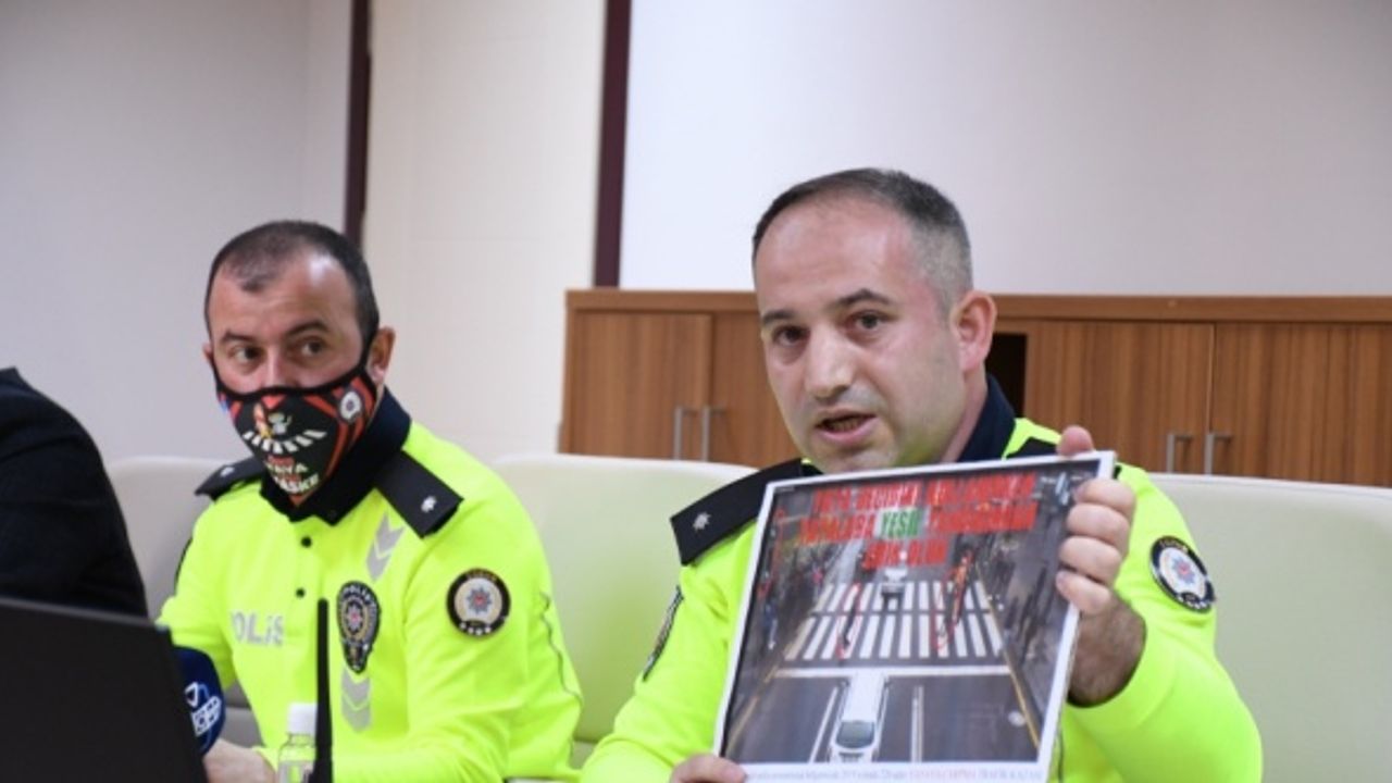Çorum'da 315 noktada 750 polisle "Yaya Önceliği Kırmızı Çizgimizdir" uygulaması yapılacak