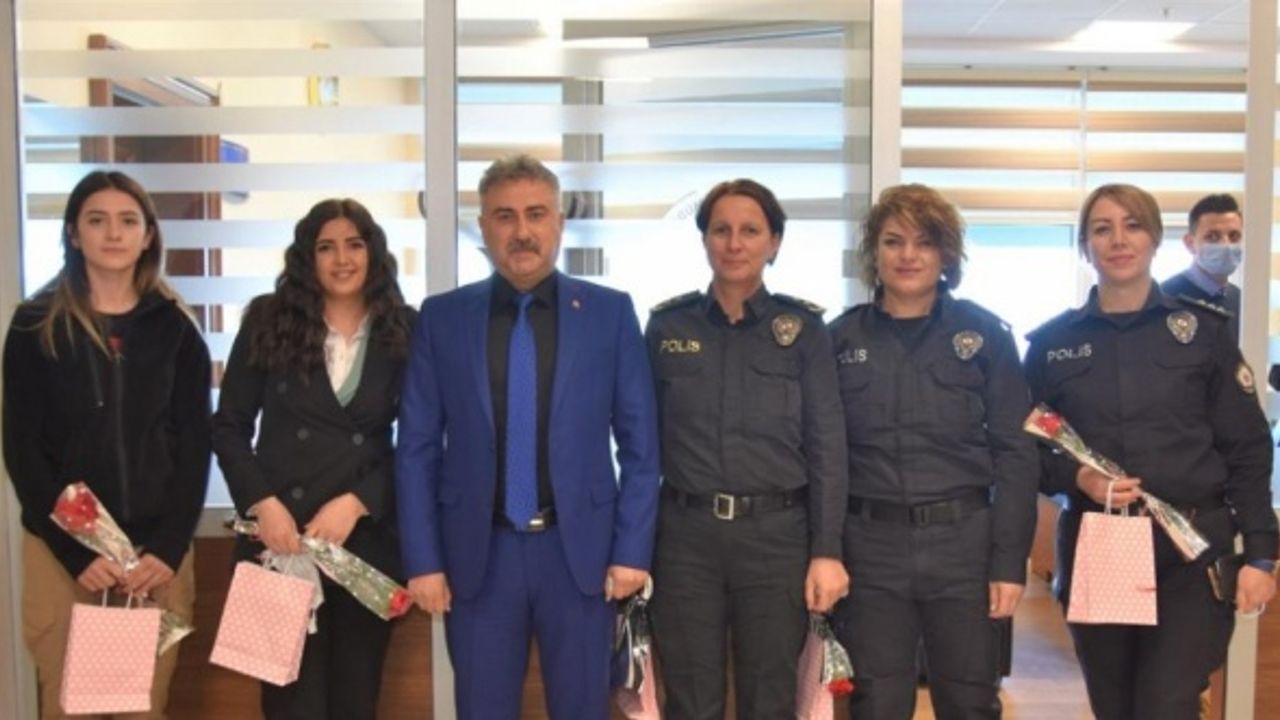 Giresun Emniyet Müdürü Aktaş, kadın polislerin gününü kutladı