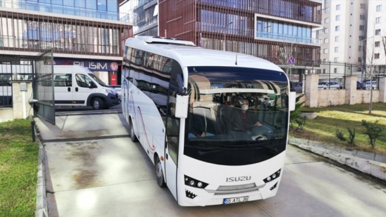 Samsun merkezli organize suç örgütü operasyonunda yakalanan 13 şüpheli adliyede