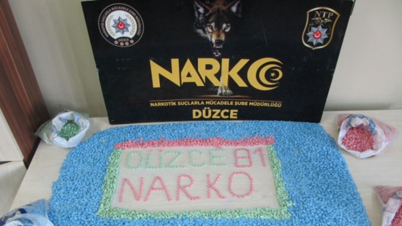Düzce'de 24 bin 703 uyuşturucu hap ile yakalanan zanlı tutuklandı