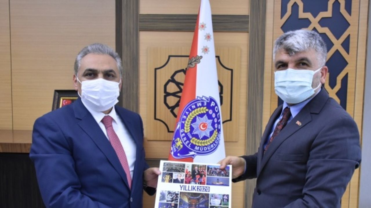 AA Samsun Bölge Müdürü Sansar'dan Vali Dağlı ve Emniyet Müdürü Urhal'a ziyaret