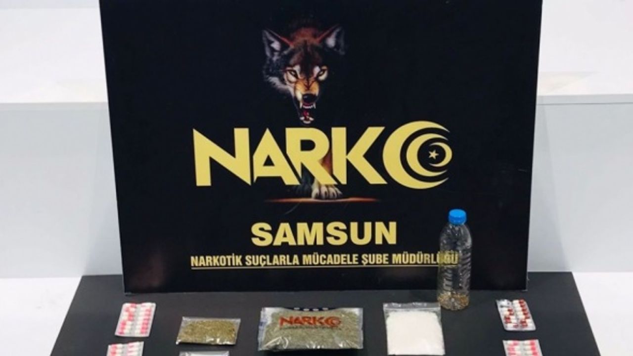 Samsun'da düzenlenen uyuşturucu operasyonunda 3 şüpheli yakalandı