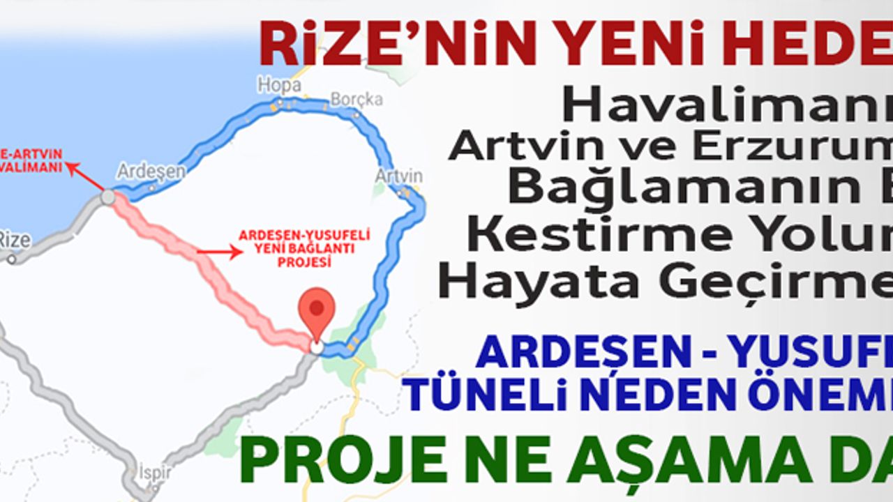 Havalimanı, Ardeşen-Yusufeli Tüneli İle Birlikte Güçlenecek.