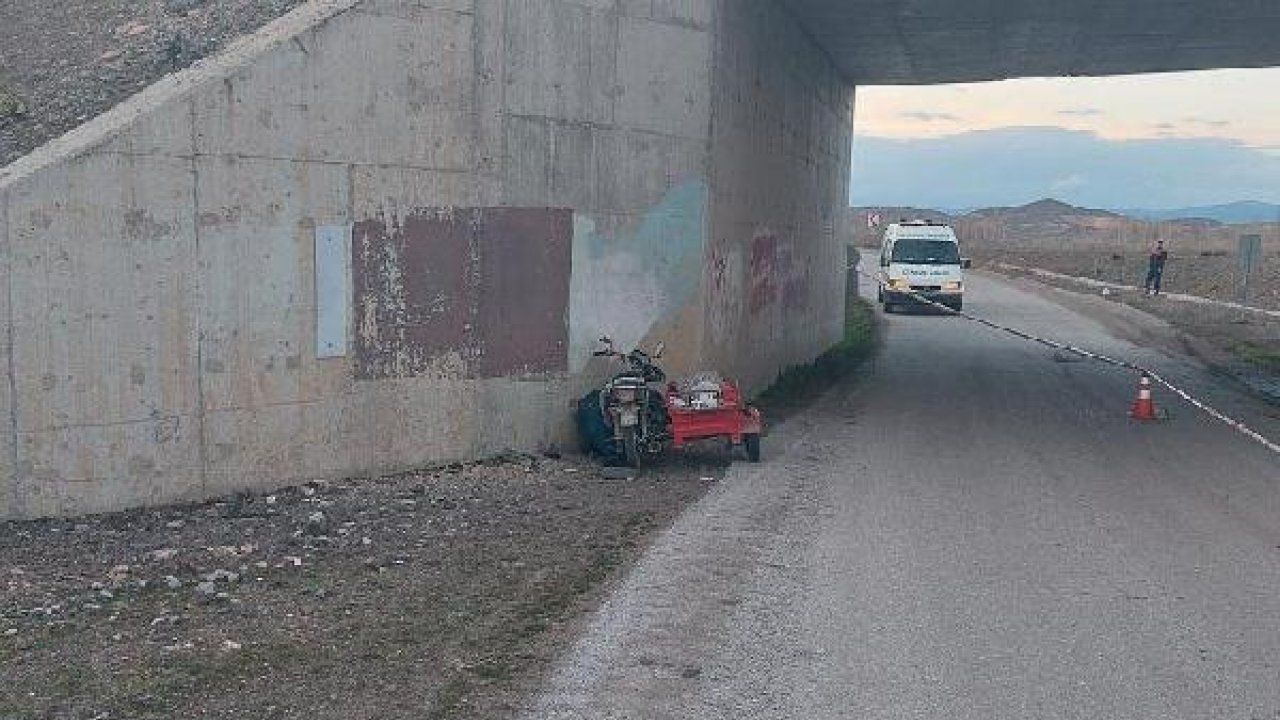 Alt geçit duvarına çarpan motosikletli öldü