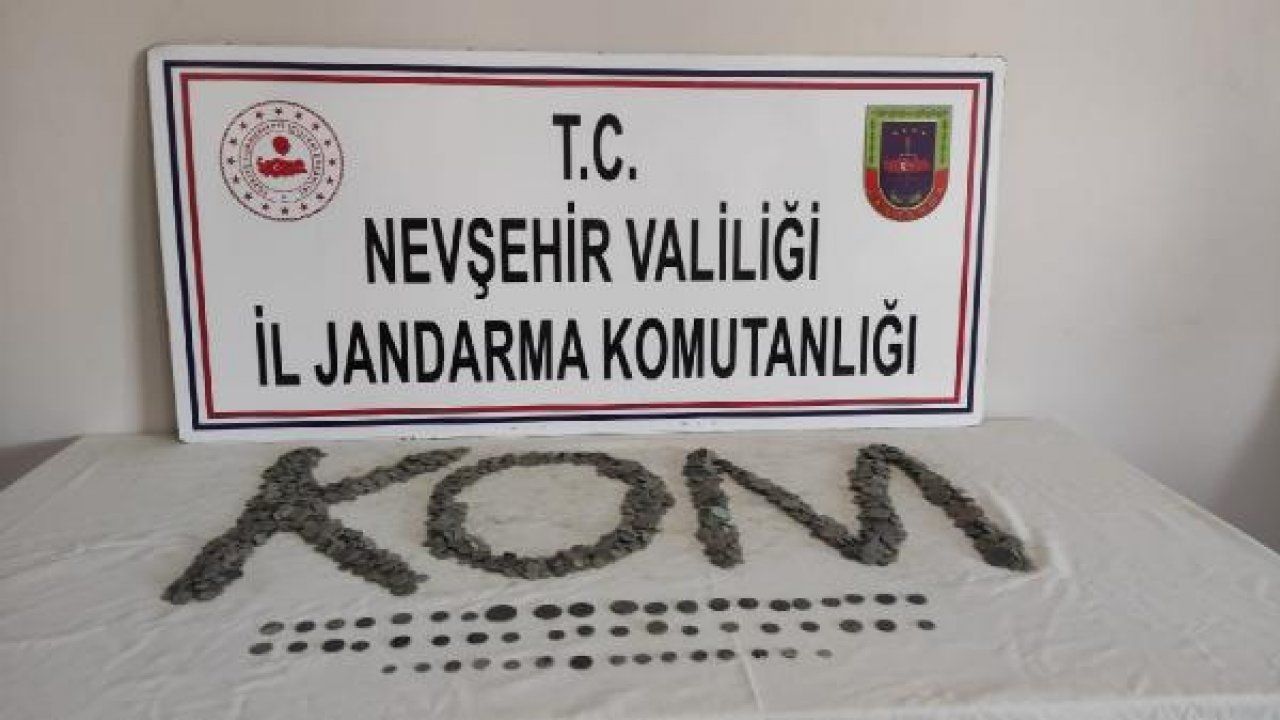 Nevşehir'de bin 741 adet sikke ele geçirildi