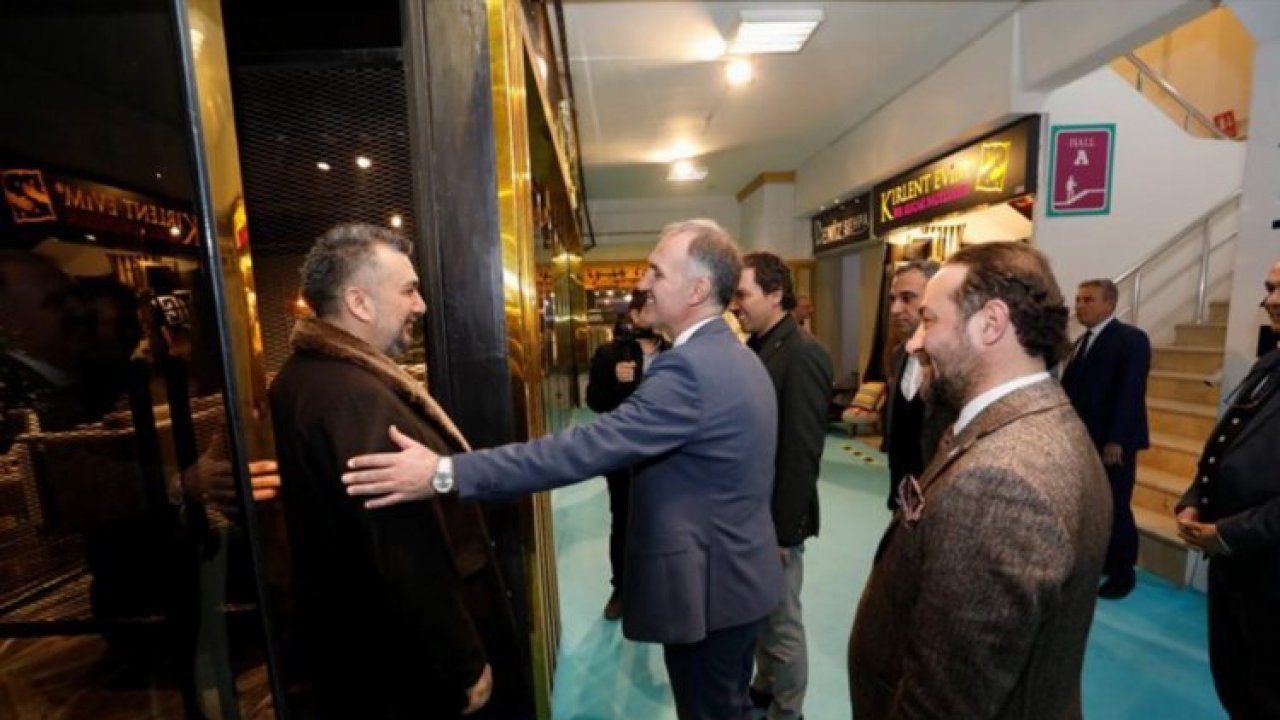 Bursa İnegöl'de Başkan Taban Modef Fuarını ziyaret etti 