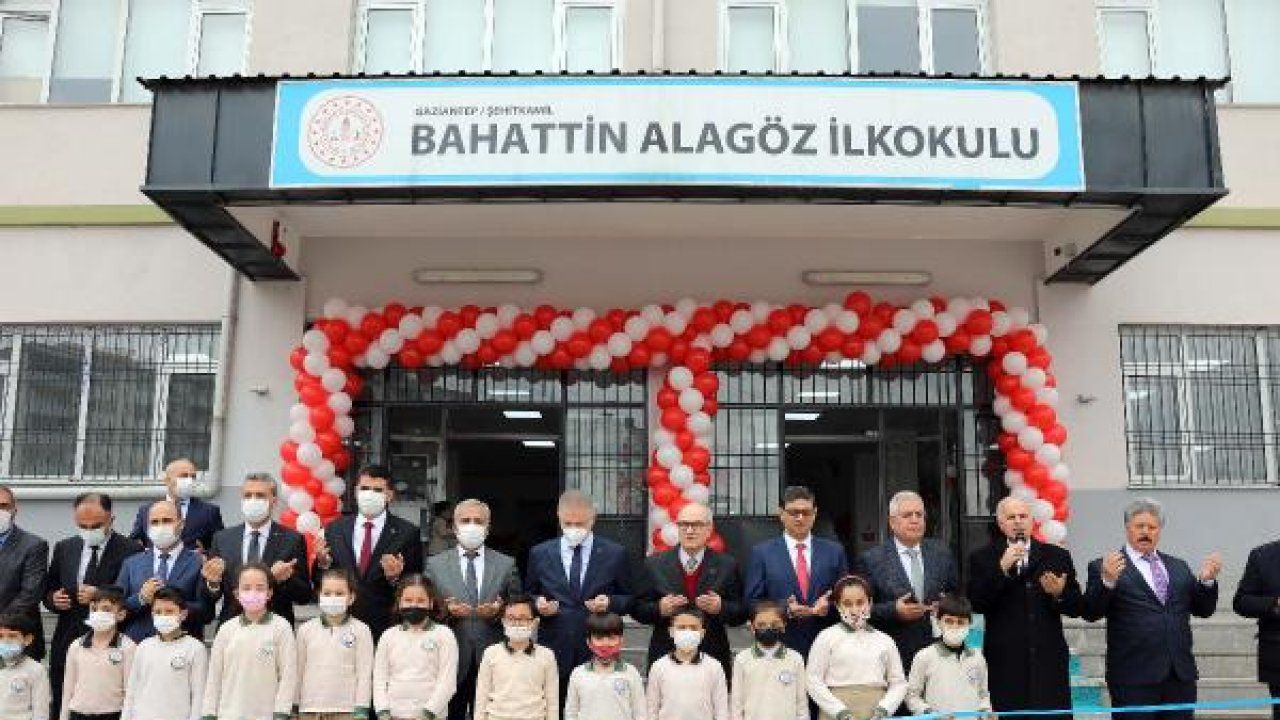 Eski Bakan Alagöz’ün ismi Gaziantep'teki ilkokula verildi