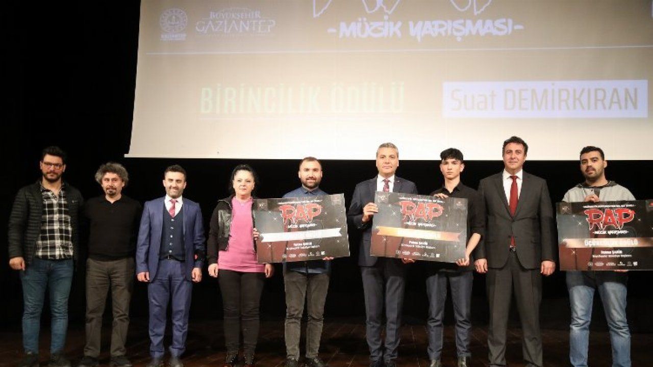 Gaziantep'in Kurtuluşu temalı Rap Müzik Yarışması'nda kazananlar belli oldu 