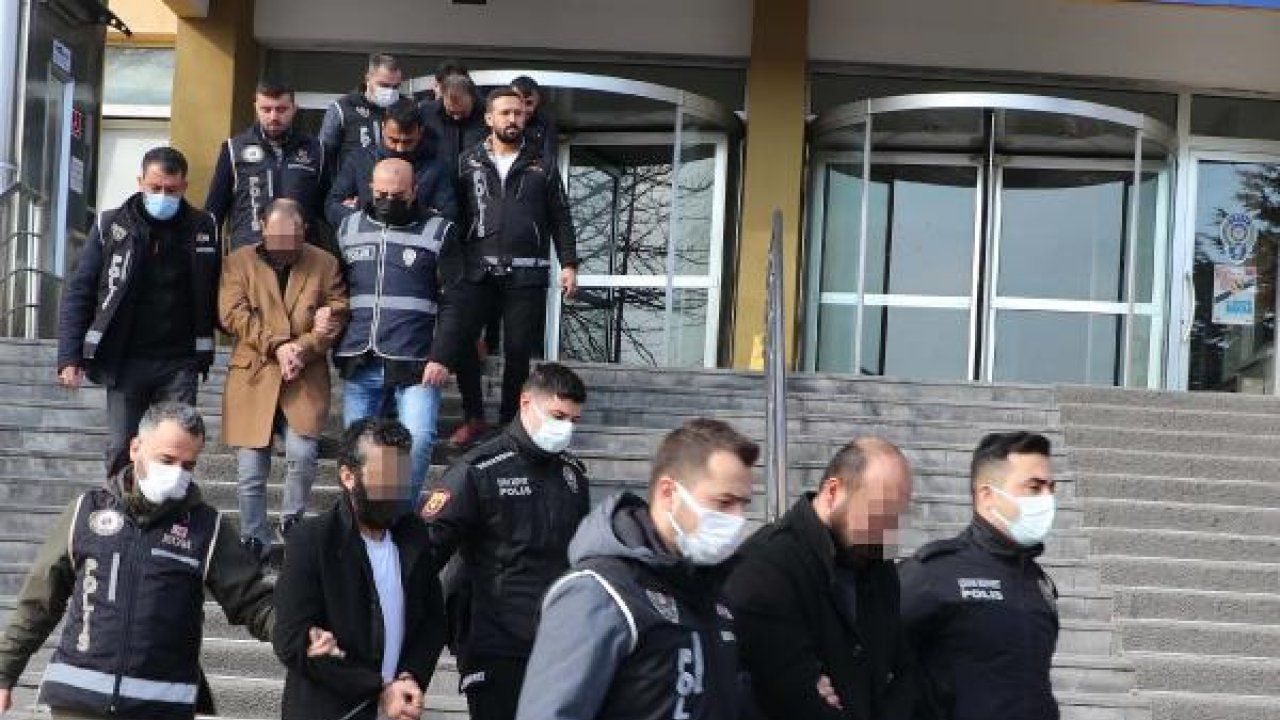 Kayseri'de suç örgütü operasyonunda 25 şüpheli adliyede