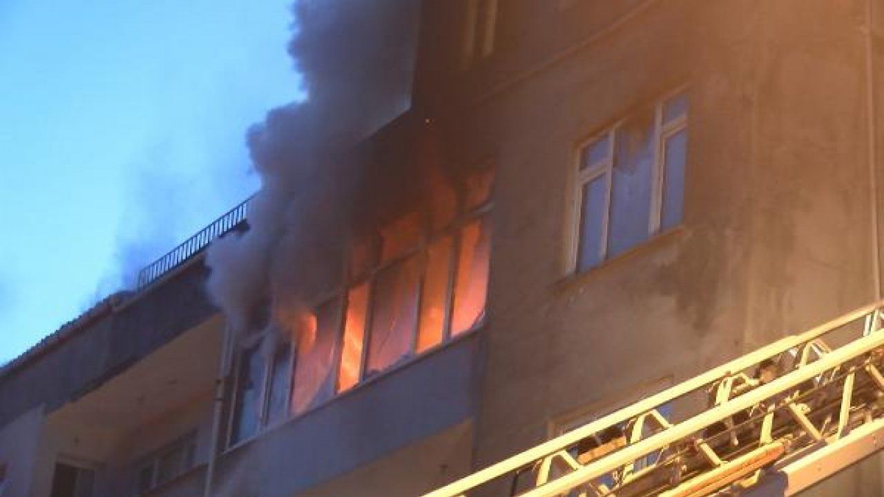 Maltepe'de yangın paniği; biri çocuk 3 kişi kurtarıldı 