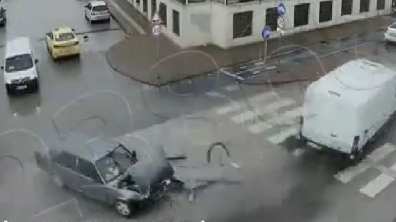 Gaziantep'te kazalar mobese kameralarında