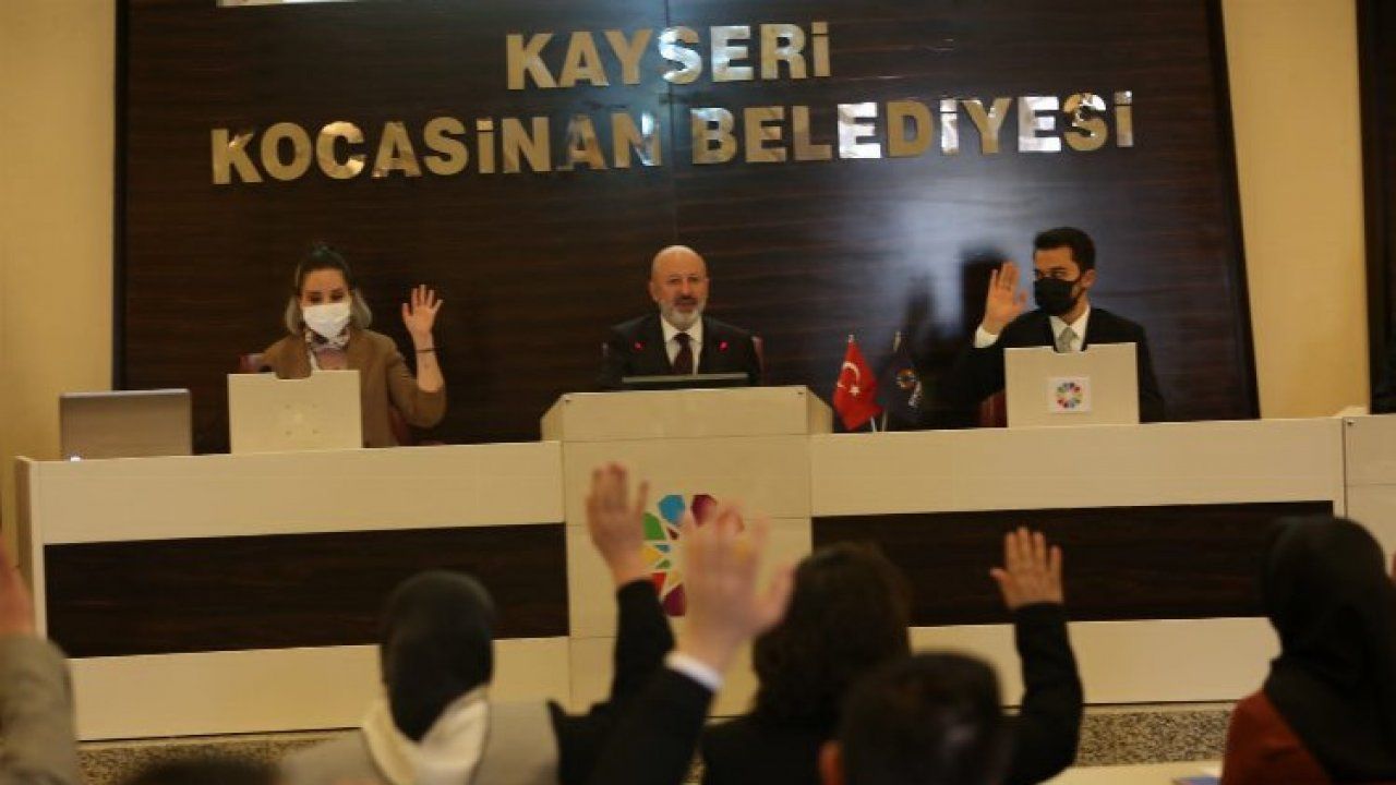 Kayseri Kocasinan Belediyesi Nisan Ayı Meclis Toplantısı gerçekleştirildi