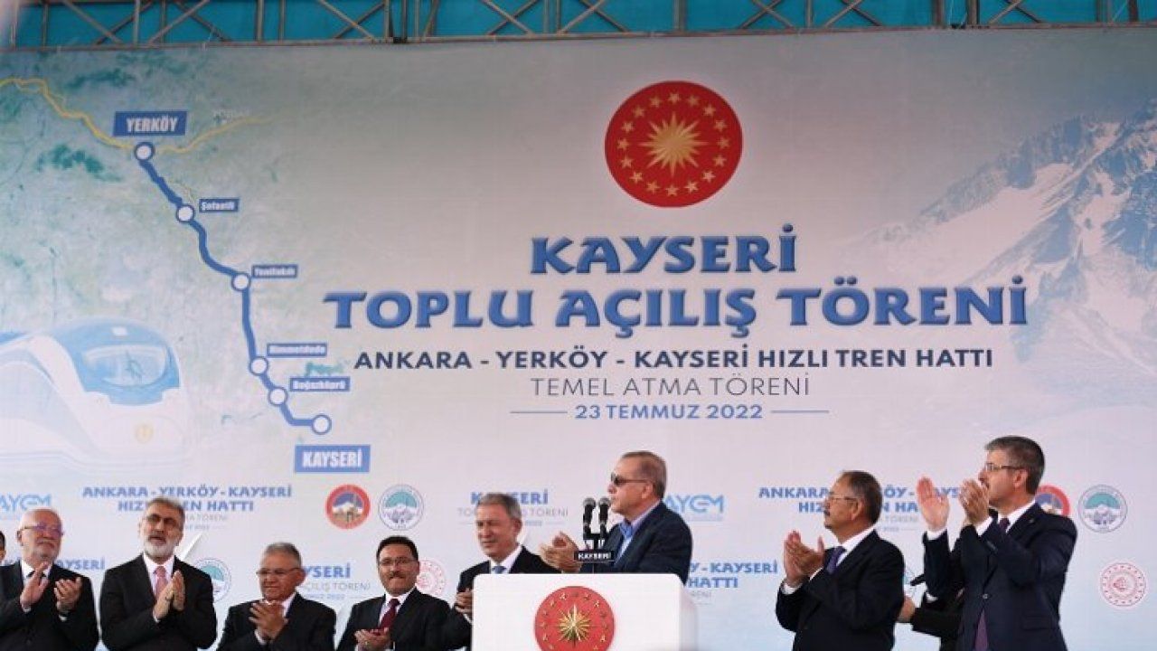 Cumhurbaşkanı Erdoğan'dan Kayseri'ye 54 milyarlık müjde