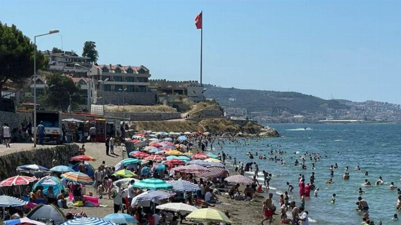 Günübirlikçi Bursalılar Mudanya sahillerinde serinledi