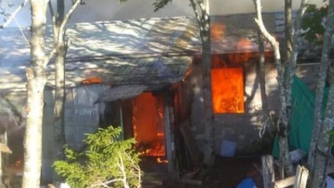 Evdeki yangında 90 yaşındaki kadın öldü