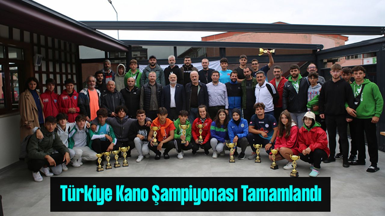 Türkiye Kano Şampiyonası Tamamlandı