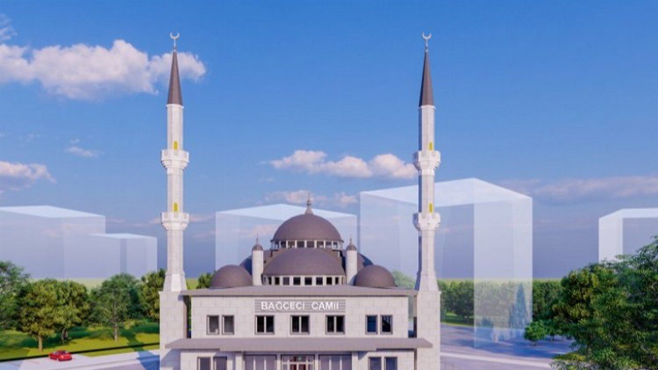Kayseri Talas'a yeni cami ve kütüphane
