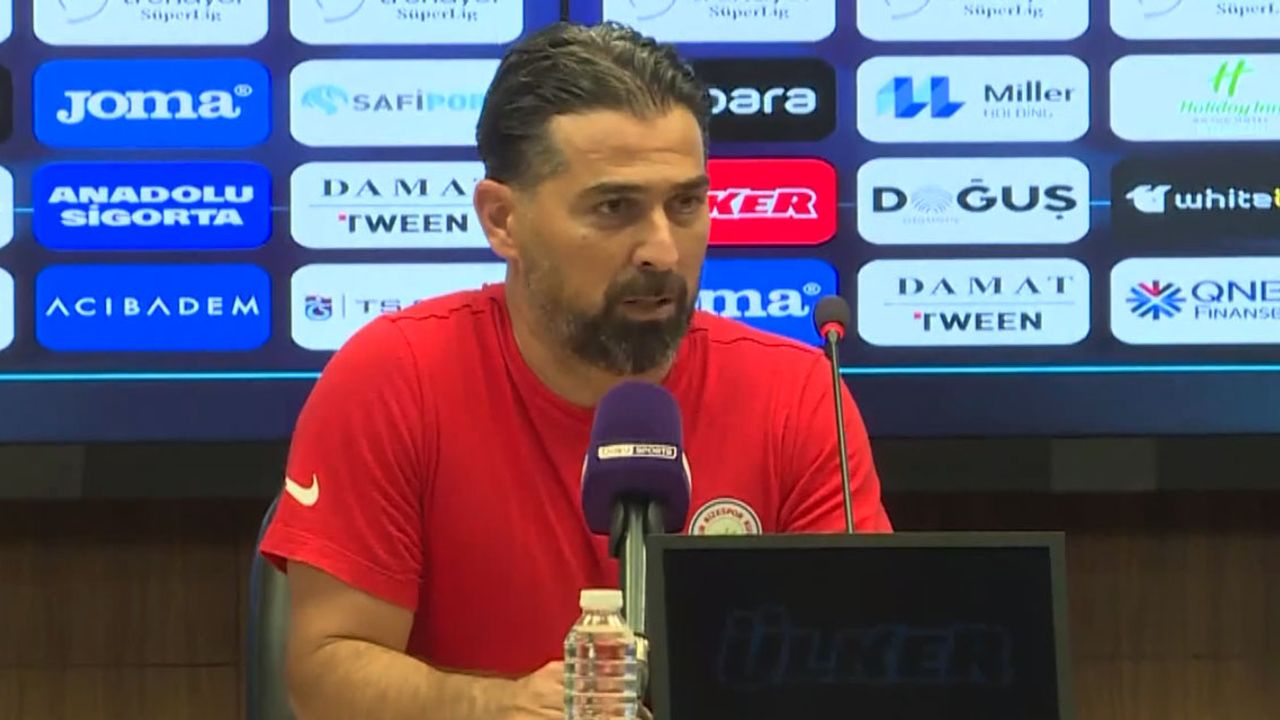 İlhan Palut: "Trabzonspor gibi bir deplasmanda 3 puan, genç oyuncular ve bizim için son derece değerli oldu"