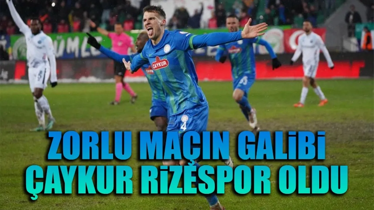 Çaykur Rizespor 1 Adana Demirspor 0