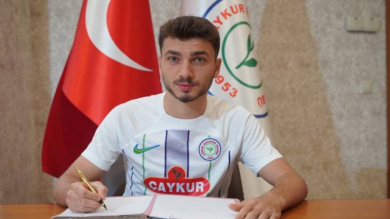 Çaykur Rizespor, Remzi Kolcuoğlu ile profesyonel sözleşme imzaladı