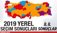 İl il 2019 yerel seçim sonuçları