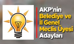 AK Parti Ardeşen Belediye Meclis Üyesi Adayları Belli Oldu