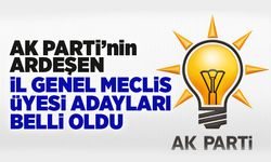 AK Parti Ardeşen İl Genel Meclis Üyesi Adayları Belli Oldu - İşte O İsimler