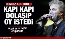Cengiz Kurtoğlu kapı kapı dolaşıp oy istedi