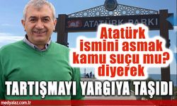 Rize'de parkta isim tartışması yargıya taşındı