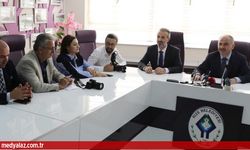 Başkan Metin Basın Mensuplarıyla Bir Araya Gelerek Çalışmaları Değerlendirdi