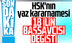 Hakim ve savcı kararnamesi açıklandı