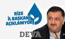 Deva Rize il başkanını açıklıyor