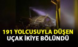 Hindistan'da uçak 191 yolcusuyla düştü!