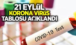 21 Eylül korona virüs tablosu açıklandı