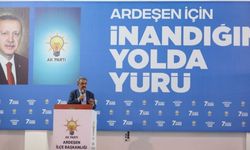 AK Parti'li Yazıcı, partisinin Ardeşen İlçe Başkanlığı Kongresinde konuştu: