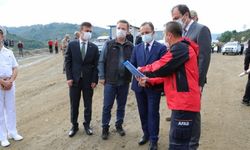 İçişleri Bakan Yardımcısı Çataklı Giresun'daki sel bölgesinde incelemede bulundu