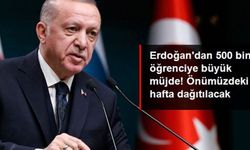 Cumhurbaşkanı Erdoğan'dan 500 bin öğrenciye dağıtılacak!