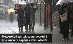 Karadeniz o illeri dahil 9 il için kuvvetli sağanak yağış uyarısı
