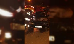 Trabzon'da otomobil yangını