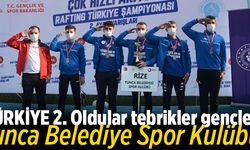 Tunca Belediye Spor Kulübü Tükiye 2.si oldu