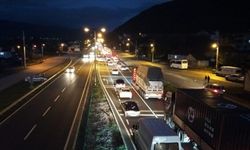 Bolu Dağı trafiğinde hafta sonu yoğunluğu