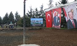 Düzce'de hayırsever iş adamının desteğiyle yapılacak ortaokulun temeli atıldı