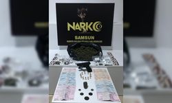 Samsun'da 1 kilo 104 gram uyuşturucu ile tarihi eser ele geçirildi