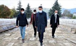 Tokat'taki 770 yıllık Hıdırlık Köprüsü'nde restorasyon çalışmaları sürüyor