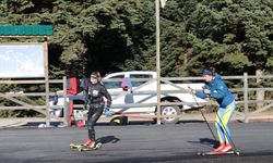 Ukrayna Kayaklı Koşu Genç Kız Milli Takımı Bolu'da kamp yapıyor