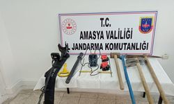 Amasya'da kaçak kazı yapan 6 kişi suçüstü yakalandı